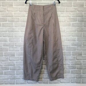 Urban Outfitters Checkered High Rise Trouser Pants Boho Relaxed Casual Womens 2
